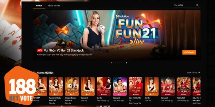 Live casino 188Bet - nơi cá cược đầy kinh nghiệm đáng nể Live casino 188Bet - nơi cá cược đầy kinh nghiệm đáng nể